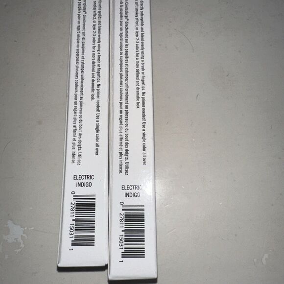 2 BLK/OPL Eye Shadow Stick  Electric Indigo 0.049 Oz Full Size NIB - Picture 2 of 2